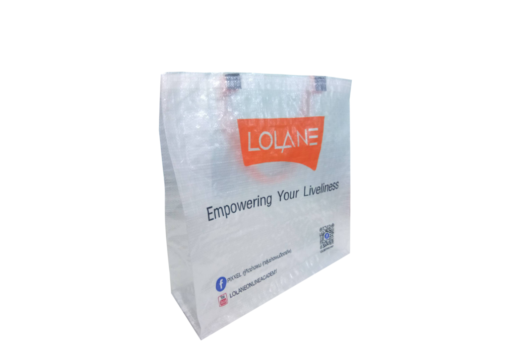 กระเป๋าช้อปปิ้ง ลอเลน สีใส กระเป๋าช้อปปิ้ง ลอเลน สีใส